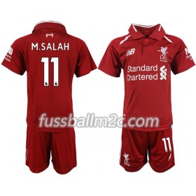 Fußballtrikots Liverpool M.SALAH 11 Kinder Heim Trikotsatz 2018-2019